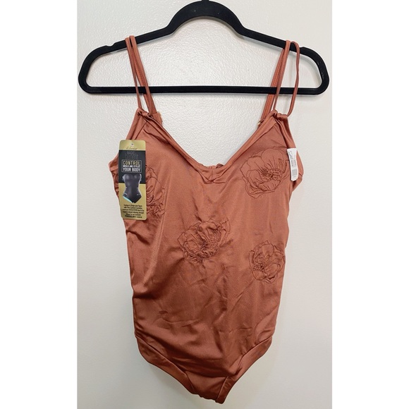 Leonisa Tie-Back Double Strap Sculpting Slimming One-Piece Swimsuit  NWT - Picture 11 of 11